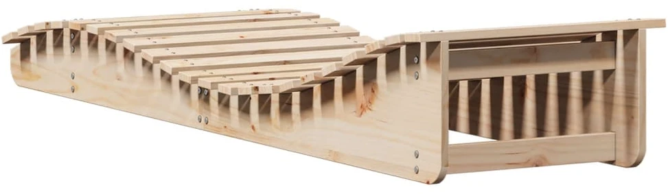 Sofa Saulės gultai, 2vnt., 205x60x31,5cm, pušies medienos masyvas