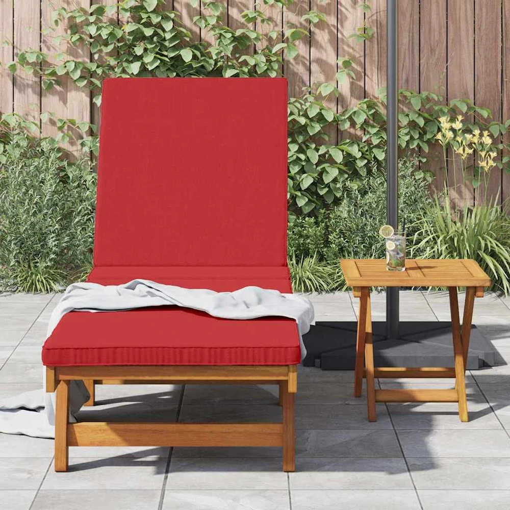 Saulės gultas Ruda 199 x 63 x 85 cm Kietos akacijos mediena