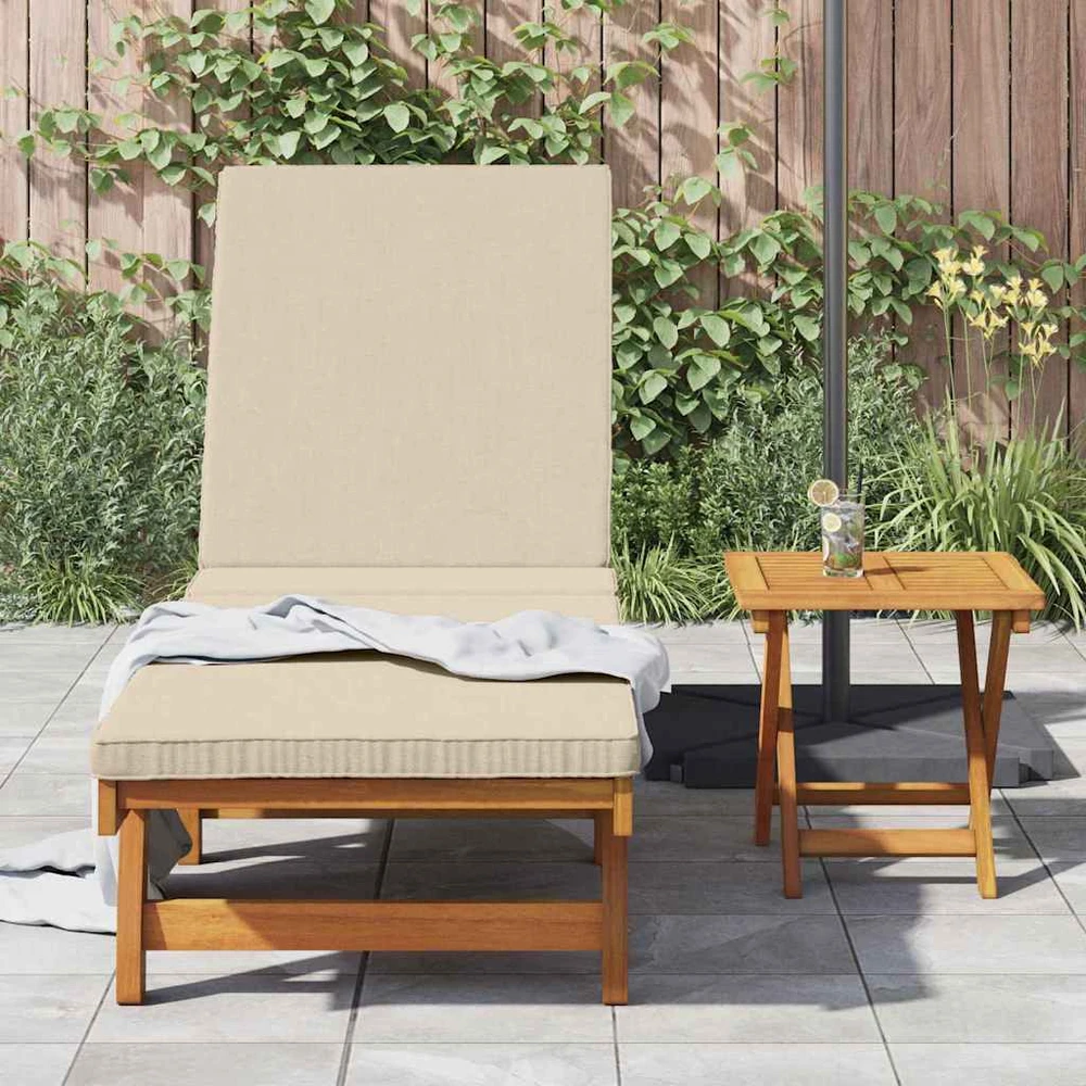 Saulės gultas Ruda 199 x 63 x 85 cm Kietos akacijos mediena