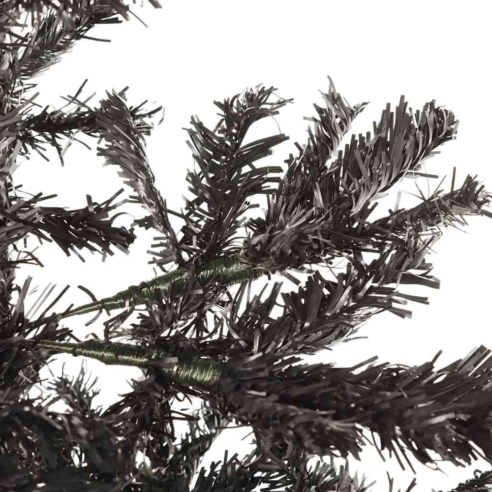 Siaura Kalėdų eglutė, juodos spalvos, 240cm