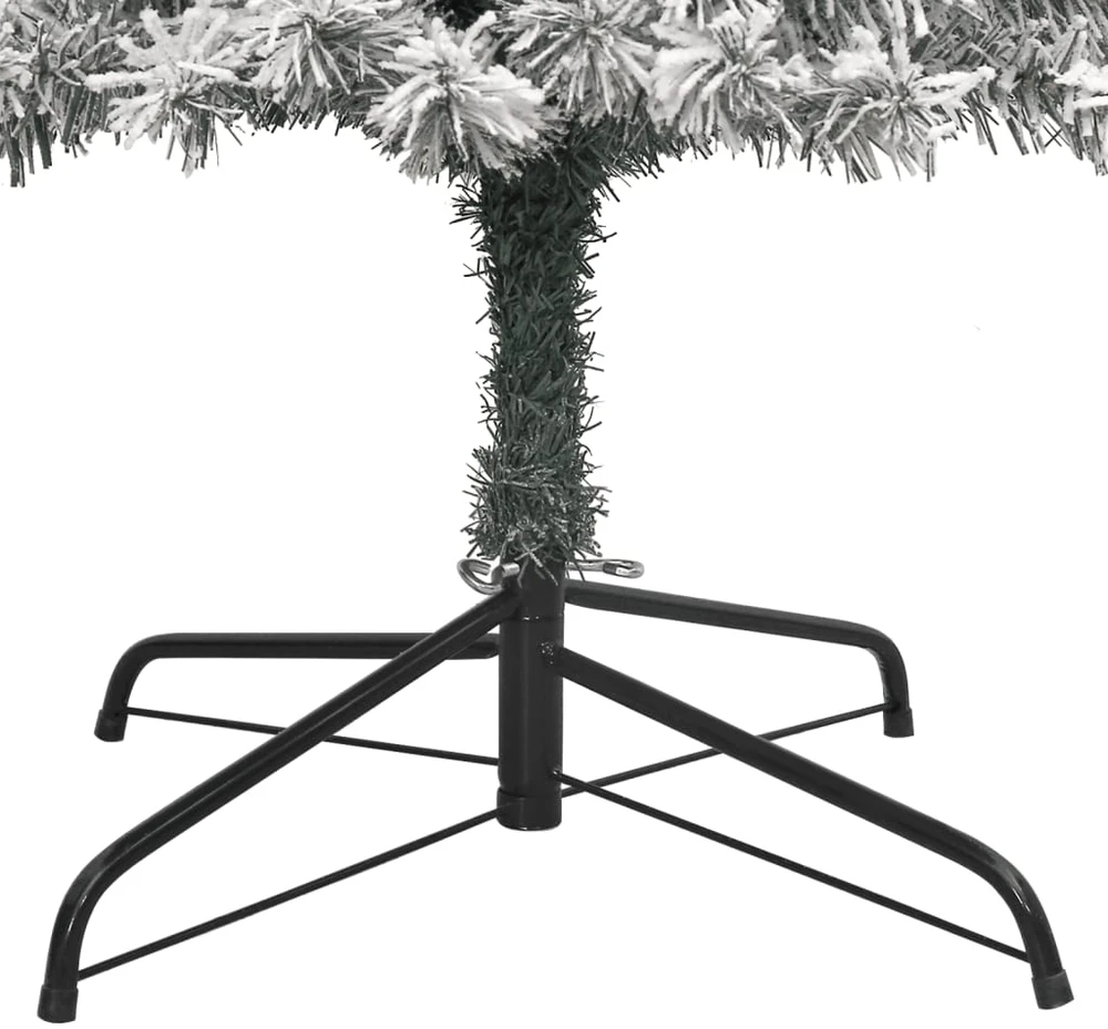 Siaura Kalėdų eglutė su stovu ir sniegu, 300cm, PVC