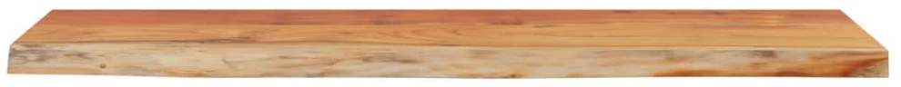 Sieninė lentyna, 120x30x2,5cm, akacijos masyvas, su gyvu kraštu