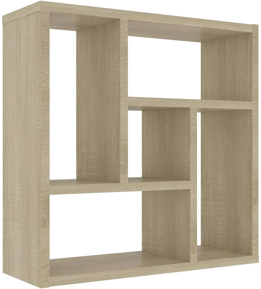 Sieninė lentyna, ąžuolo, 45,1x16x45,1cm, apdirbta mediena