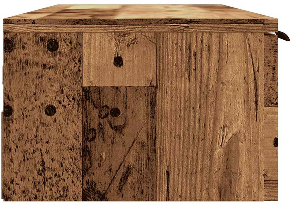Sieninė Spinta Old Wood 102x30x20 cm Inžinierinė mediena