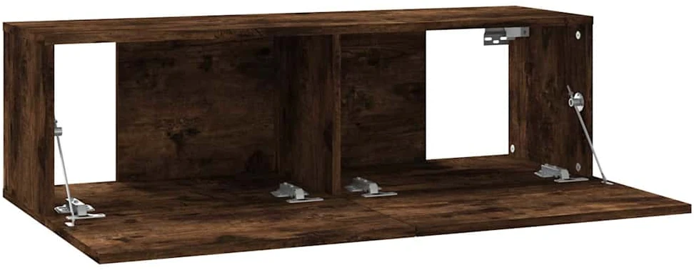 TV staliukas Sieninė televizoriaus spintelė, ąžuolo, 100x30x30 cm, mediena