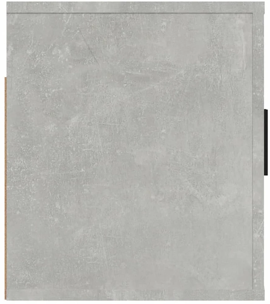 TV staliukas Sieninė televizoriaus spintelė, betono pilka, 80x34,5x40cm