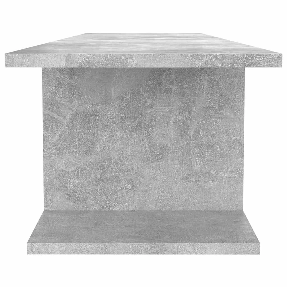 TV staliukas Sieninė televizoriaus spintelė, betono pilka, 103x30x26,5cm