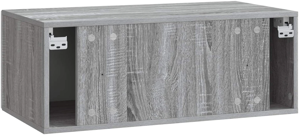 TV staliukas Sieninė TV spintelė 59,5 x 31 cm Pilka Sonoma Apdirbta mediena