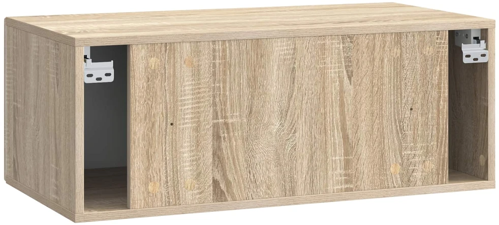 Sieninė TV spintelė 59,5 x 31 cm Sonoma ąžuolas