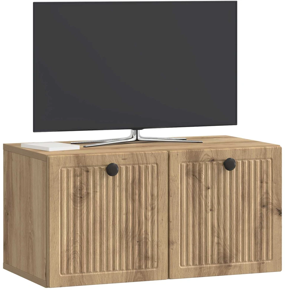 TV staliukas Sieninė TV spintelė 59,5 x 31 x 30 cm Artisano ąžuolo