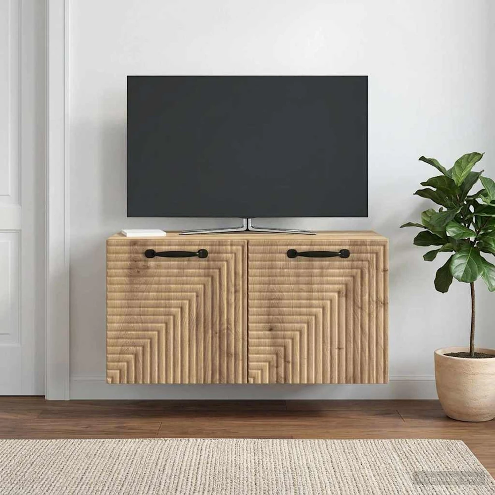 TV staliukas Sieninė TV spintelė 59,5 x 31 x 30 cm Artisano ąžuolo