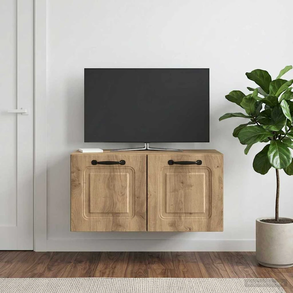 TV staliukas Sieninė TV spintelė 59,5 x 31 x 30 cm Artisano ąžuolo