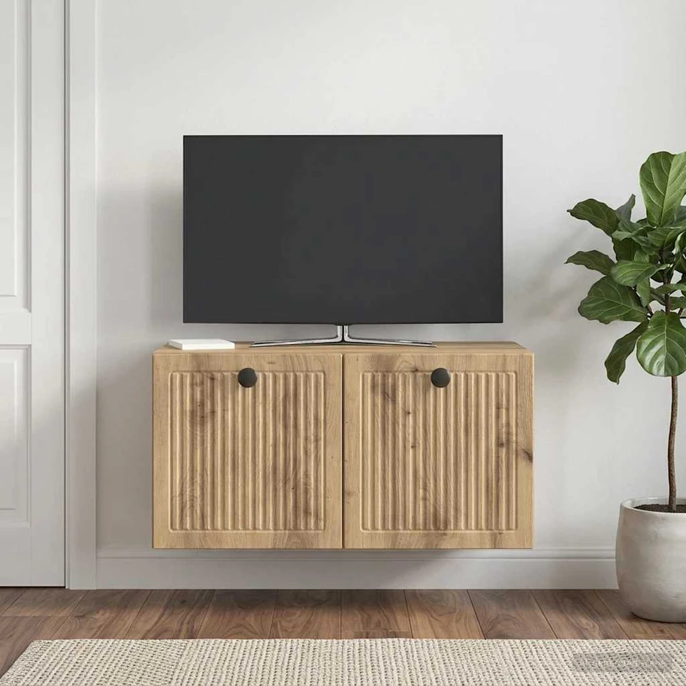 TV staliukas Sieninė TV spintelė 59,5 x 31 x 30 cm Artisano ąžuolo