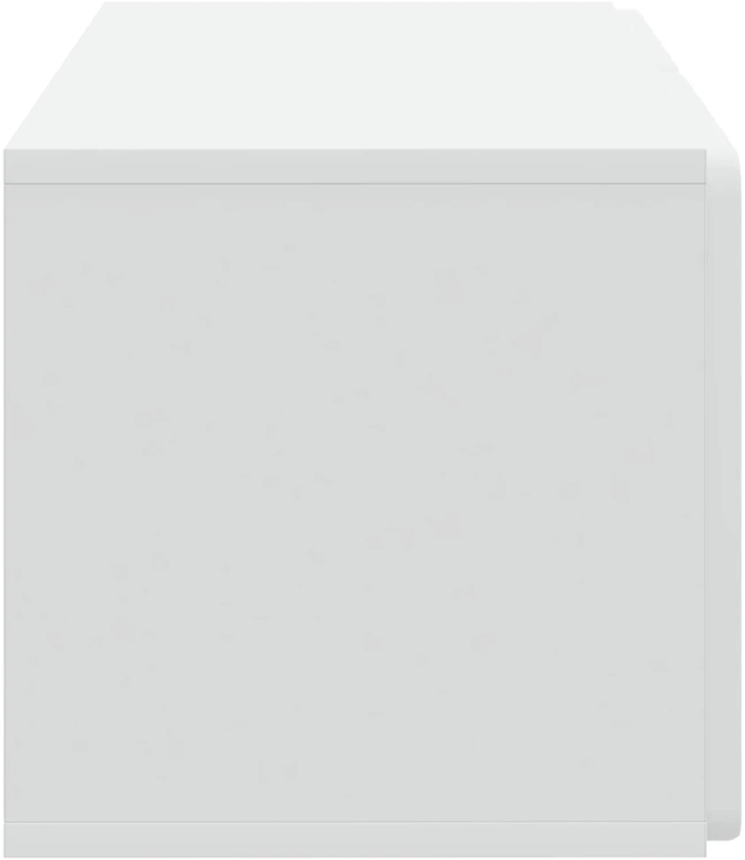 TV staliukas Sieninė TV spintelė 59,5 x 31 x 30 cm Balta Apdirbta mediena