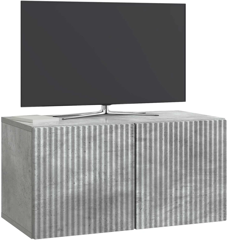 TV staliukas Sieninė TV spintelė 59,5 x 31 x 30 cm Betono pilka