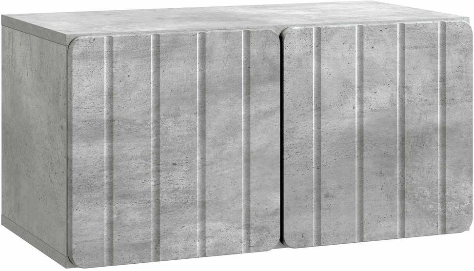 TV staliukas Sieninė TV spintelė 59,5 x 31 x 30 cm Betono pilka