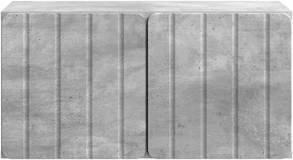 TV staliukas Sieninė TV spintelė 59,5 x 31 x 30 cm Betono pilka