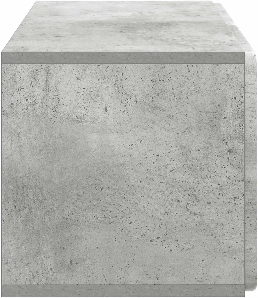 TV staliukas Sieninė TV spintelė 59,5 x 31 x 30 cm Betono pilka