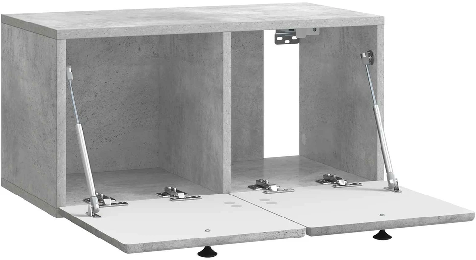 TV staliukas Sieninė TV spintelė 59,5 x 31 x 30 cm Betono pilka
