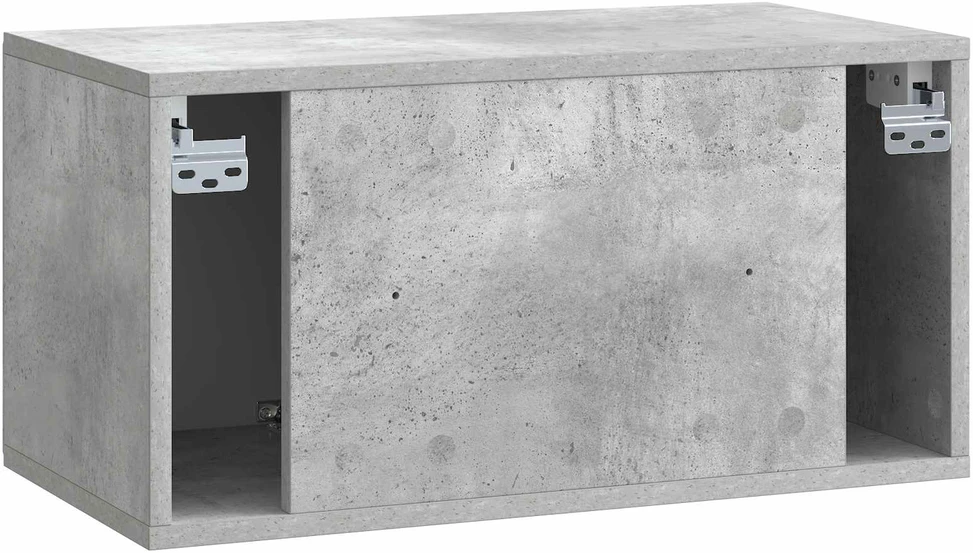 TV staliukas Sieninė TV spintelė 59,5 x 31 x 30 cm Betono pilka