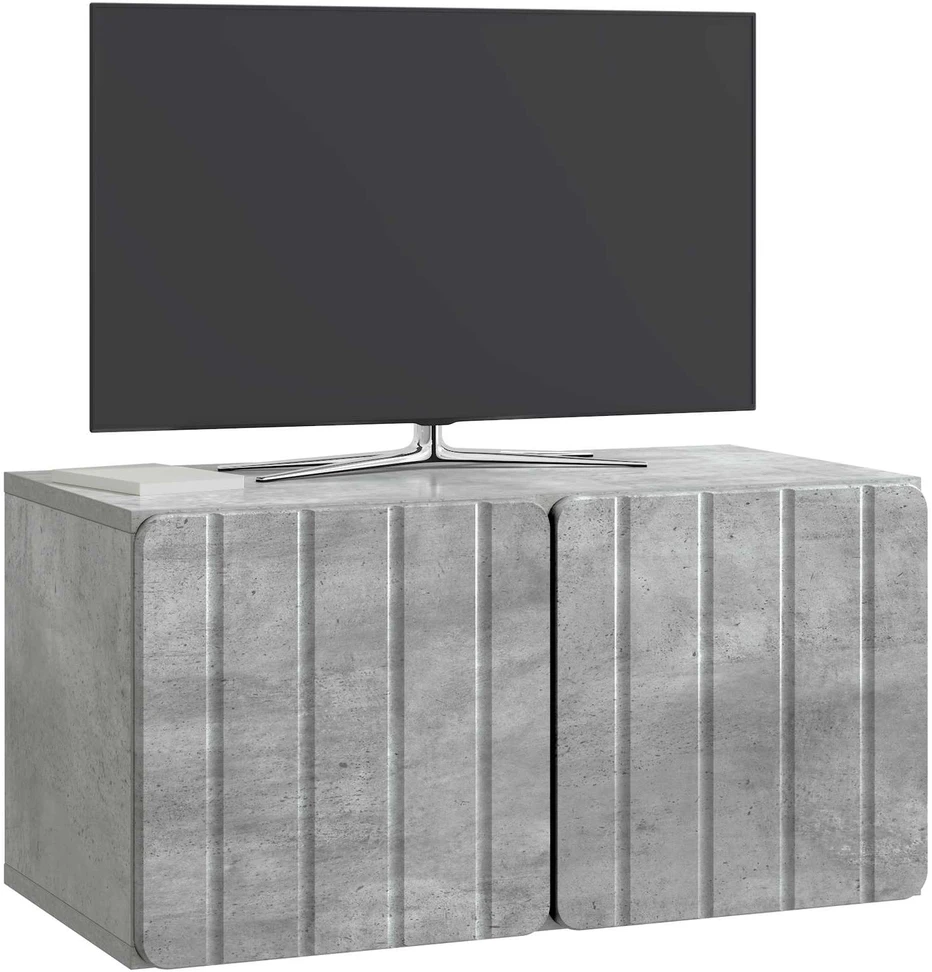 TV staliukas Sieninė TV spintelė 59,5 x 31 x 30 cm Betono pilka