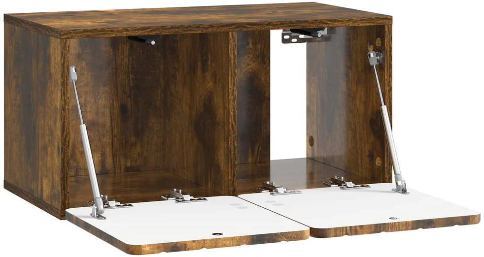 TV staliukas Sieninė TV spintelė 59,5 x 31 x 30 cm Dūminio ąžuolo