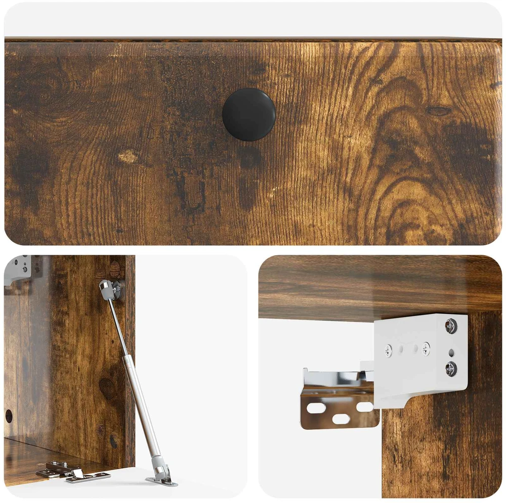 TV staliukas Sieninė TV spintelė 59,5 x 31 x 30 cm Dūminio ąžuolo