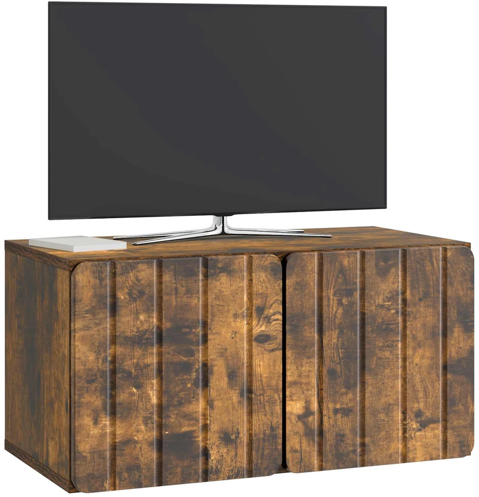 TV staliukas Sieninė TV spintelė 59,5 x 31 x 30 cm Dūminio ąžuolo