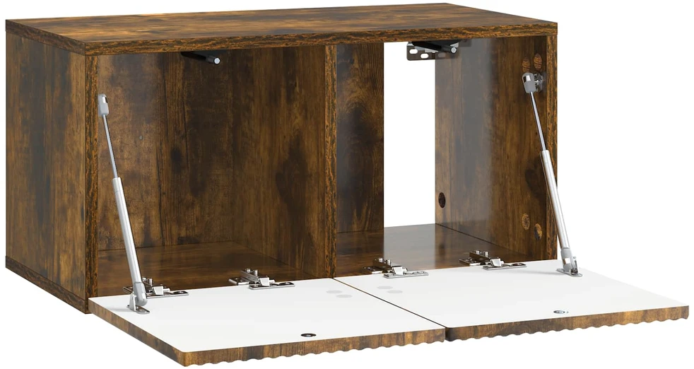 TV staliukas Sieninė TV spintelė 59,5 x 31 x 30 cm Dūminio ąžuolo