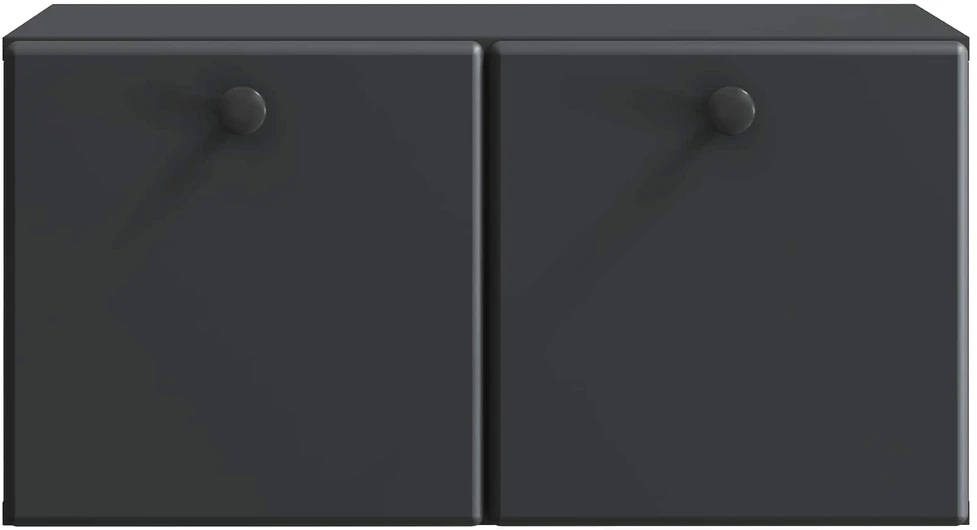 TV staliukas Sieninė TV spintelė 59,5 x 31 x 30 cm Juoda Apdirbta mediena