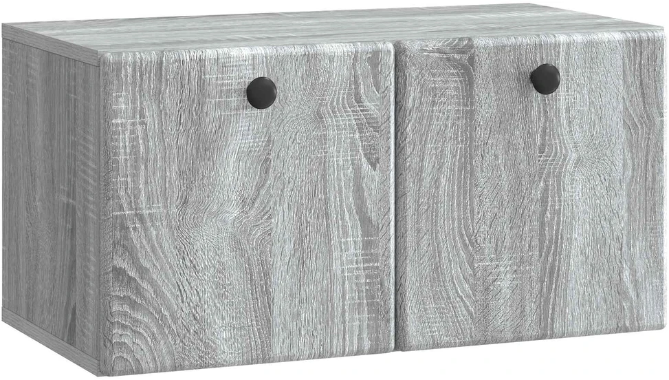 TV staliukas Sieninė TV spintelė 59,5 x 31 x 30 cm Pilka Sonoma
