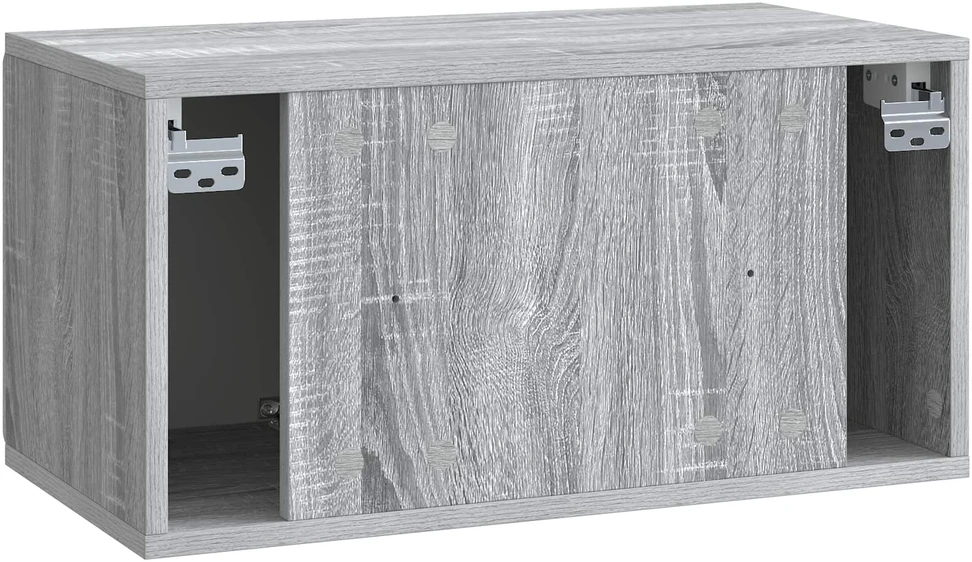 TV staliukas Sieninė TV spintelė 59,5 x 31 x 30 cm Pilka Sonoma