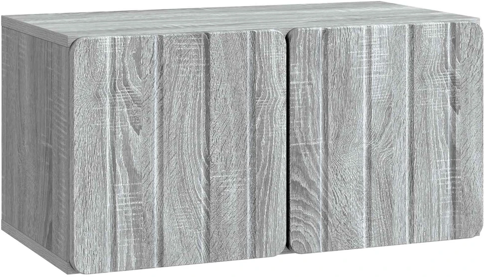 TV staliukas Sieninė TV spintelė 59,5 x 31 x 30 cm Pilka Sonoma