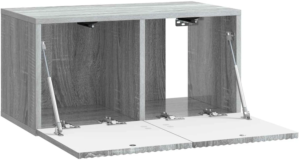 TV staliukas Sieninė TV spintelė 59,5 x 31 x 30 cm Pilka sonoma ąžuolo