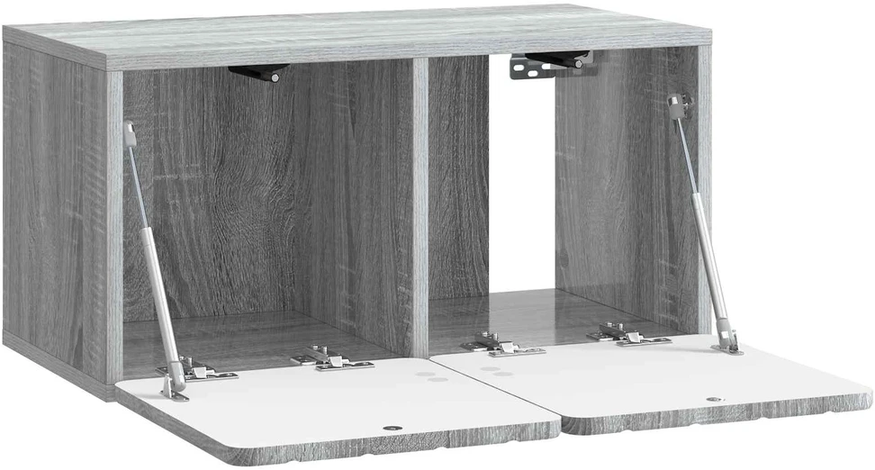 TV staliukas Sieninė TV spintelė 59,5 x 31 x 30 cm Pilka Sonoma