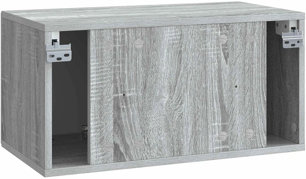 TV staliukas Sieninė TV spintelė 59,5 x 31 x 30 cm Pilka sonoma ąžuolo