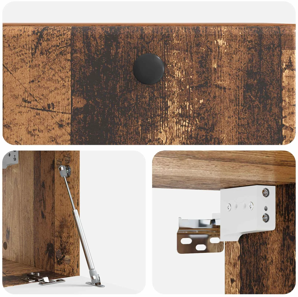 TV staliukas Sieninė TV spintelė 59,5 x 31 x 30 cm Sendintos medienos