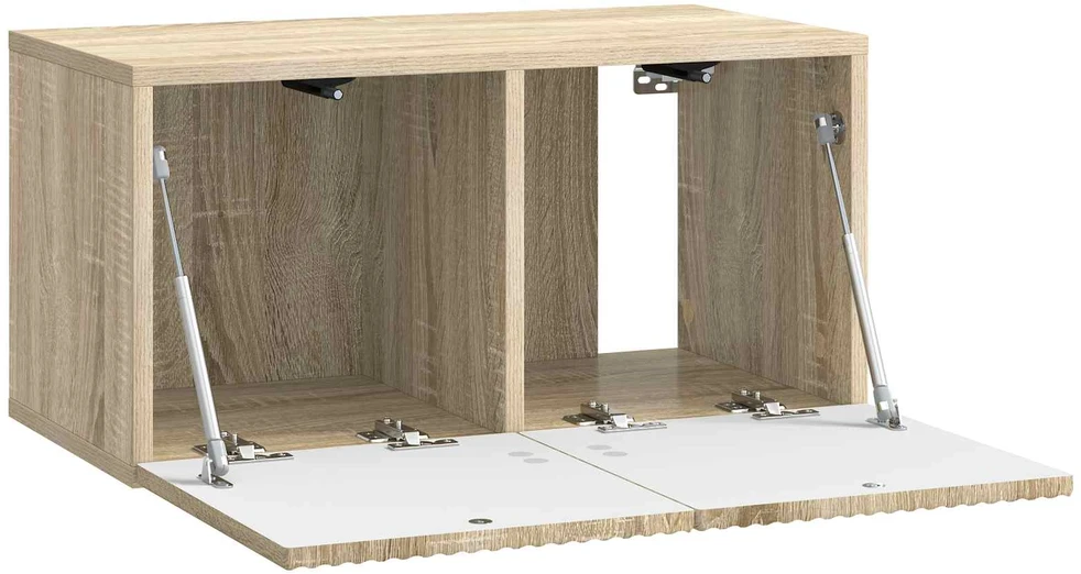 TV staliukas Sieninė TV spintelė 59,5 x 31 x 30 cm Sonoma ąžuolas