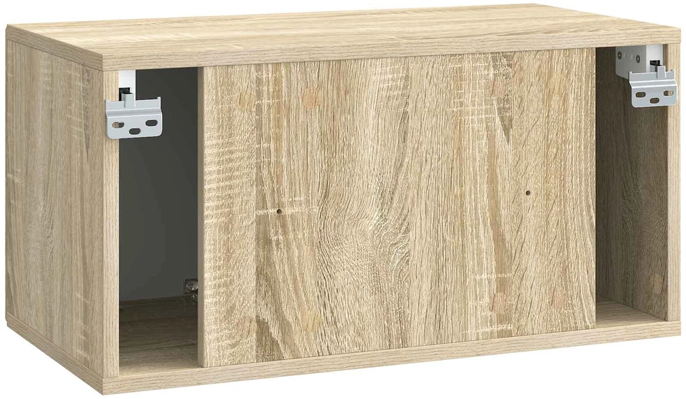TV staliukas Sieninė TV spintelė 59,5 x 31 x 30 cm Sonoma ąžuolas