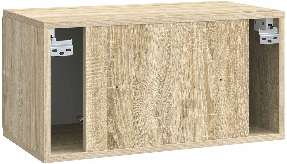 TV staliukas Sieninė TV spintelė 59,5 x 31 x 30 cm Sonoma ąžuolas