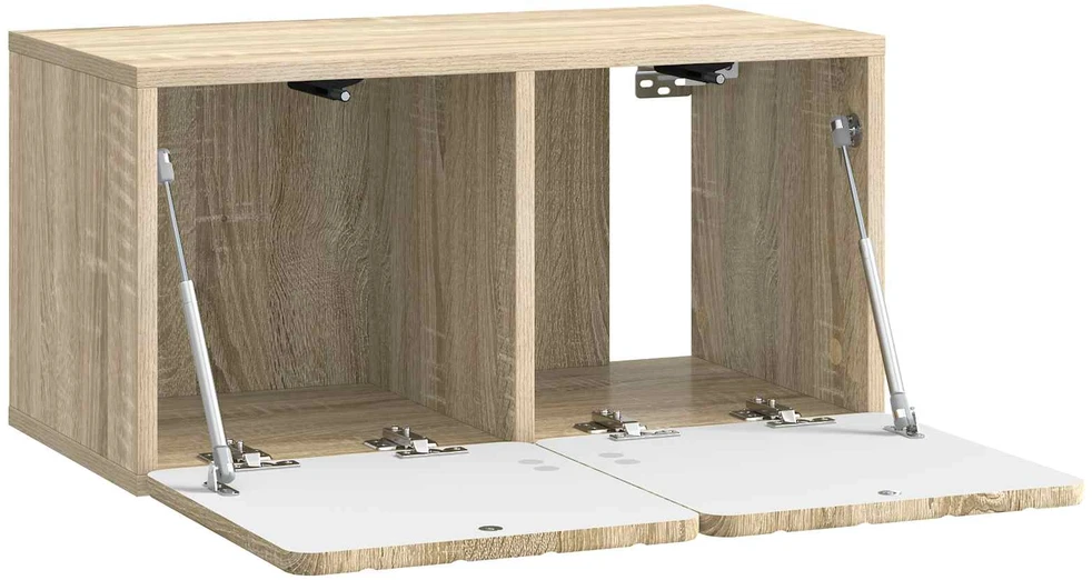 TV staliukas Sieninė TV spintelė 59,5 x 31 x 30 cm Sonoma ąžuolas