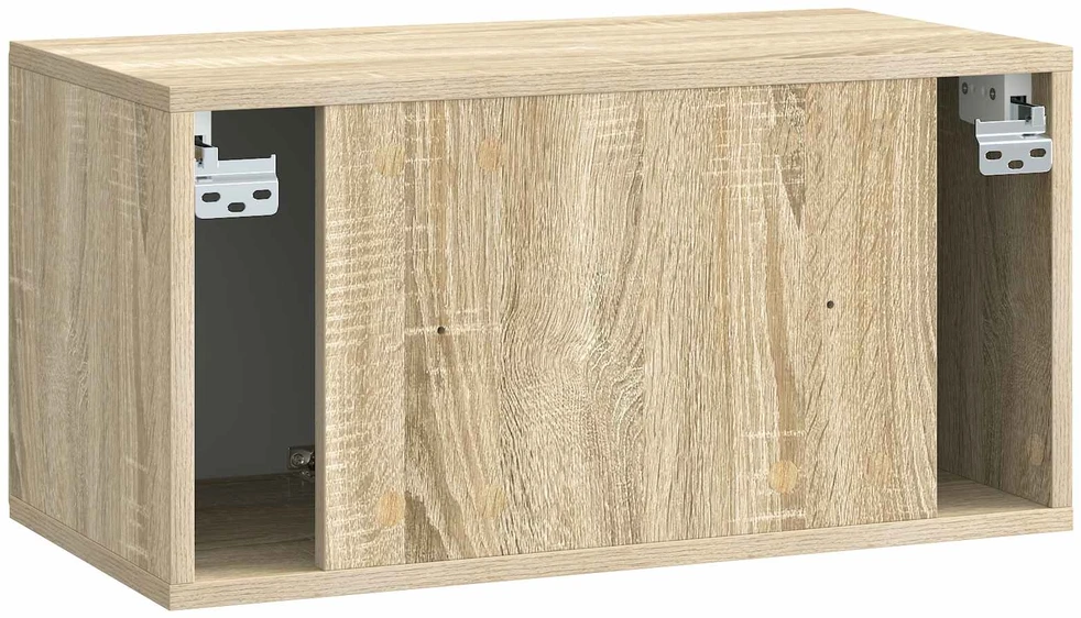 TV staliukas Sieninė TV spintelė 59,5 x 31 x 30 cm Sonoma ąžuolas