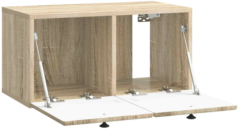 TV staliukas Sieninė TV spintelė 59,5 x 31 x 30 cm Sonoma ąžuolas