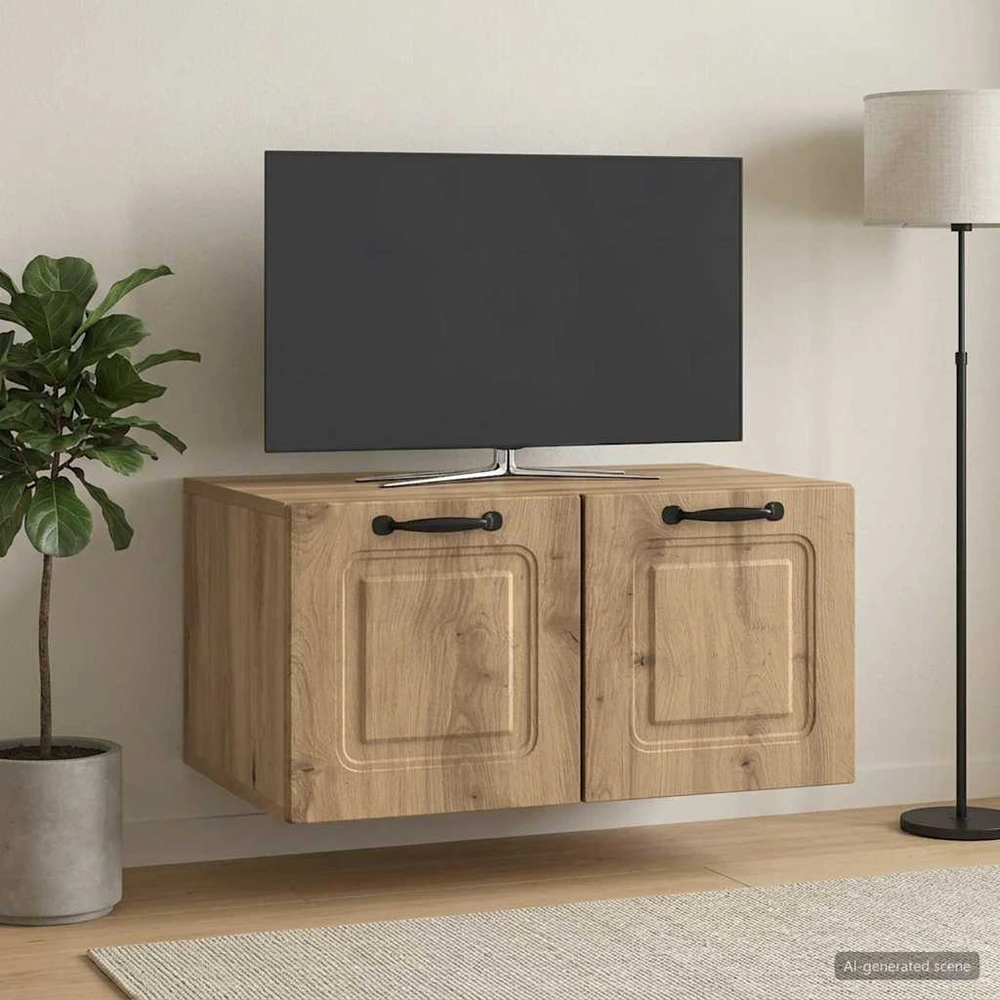 TV staliukas Sieninė TV spintelė 59,5 x 41 x 30 cm Artisano ąžuolo