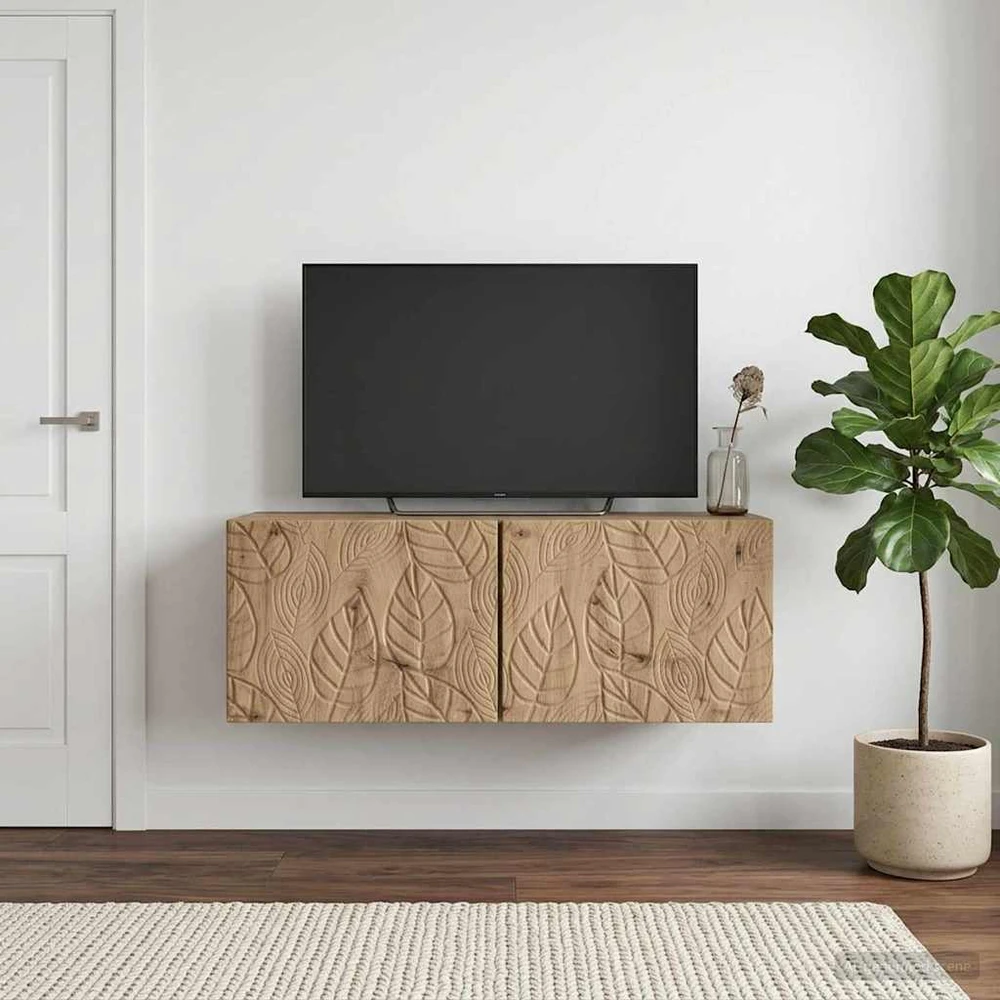 TV staliukas Sieninė TV spintelė 59,5 x 41 x 30 cm Artisano ąžuolo