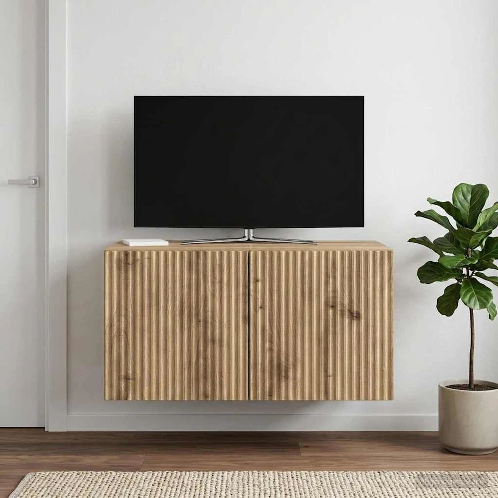 TV staliukas Sieninė TV spintelė 59,5 x 41 x 30 cm Artisano ąžuolo