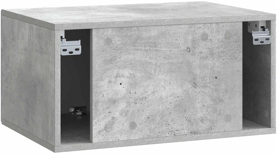 TV staliukas Sieninė TV spintelė 59,5 x 41 x 30 cm Betono pilka