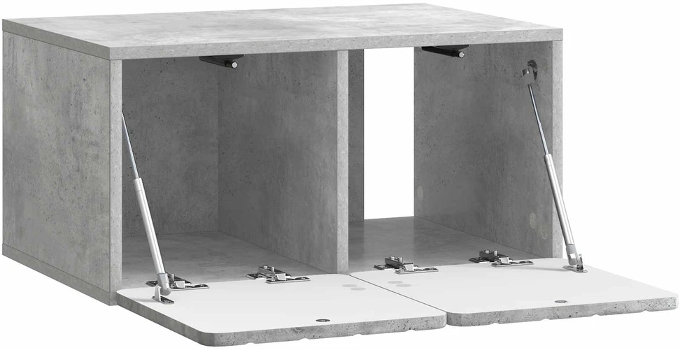 TV staliukas Sieninė TV spintelė 59,5 x 41 x 30 cm Betono pilka