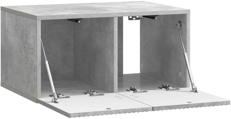TV staliukas Sieninė TV spintelė 59,5 x 41 x 30 cm Betono pilka