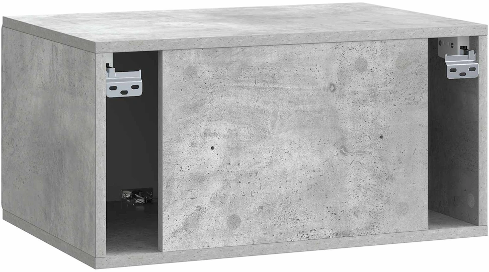 TV staliukas Sieninė TV spintelė 59,5 x 41 x 30 cm Betono pilka
